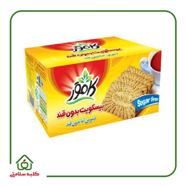 عکسی از بیسکویت گندم بدون شکر و رژیمی کامور