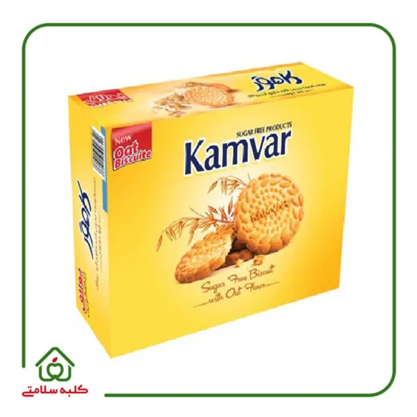 عکسی از بیسسکویت یولاف بدون شکر و رژیمی با ارد جو دوسر کامور