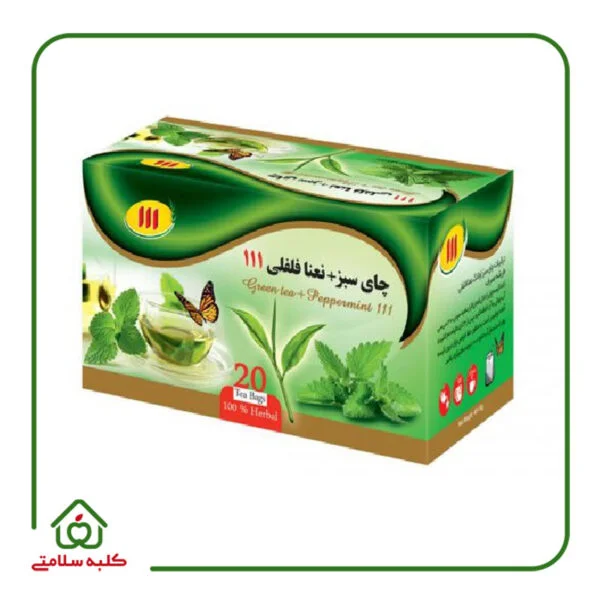 عکسی از چای سبز نعنا فلفلی