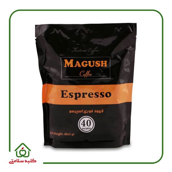 قهوه فوری اسپرسو ماگوش - 2 گرم بسته 40 عددی