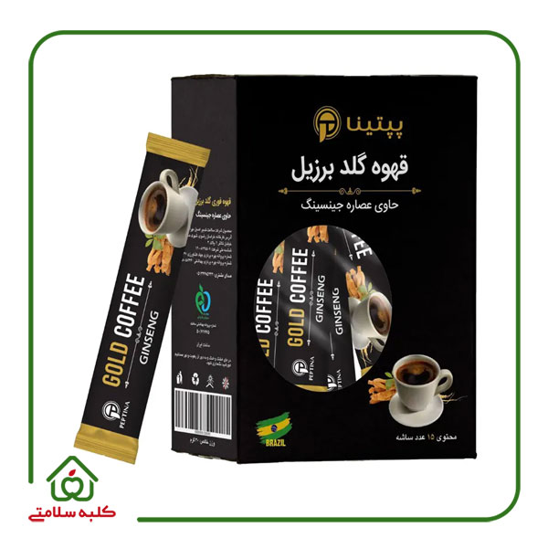 قهوه گلد با جینسینگ پپتینا