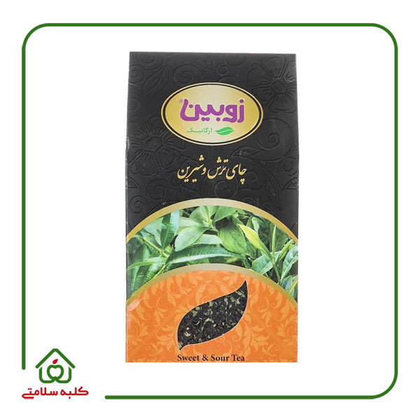 چای سیاه مخلوط ترش و شیرین ارگانیک زوبین