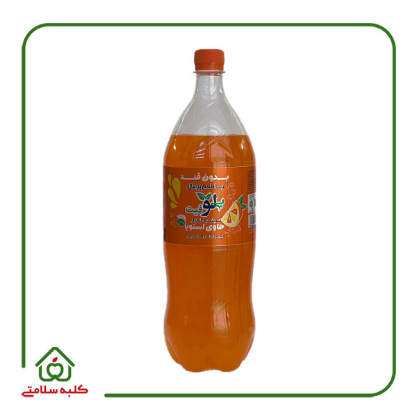 نوشابه گازدار بدون قند زرد 1/5 لیتری بیلو