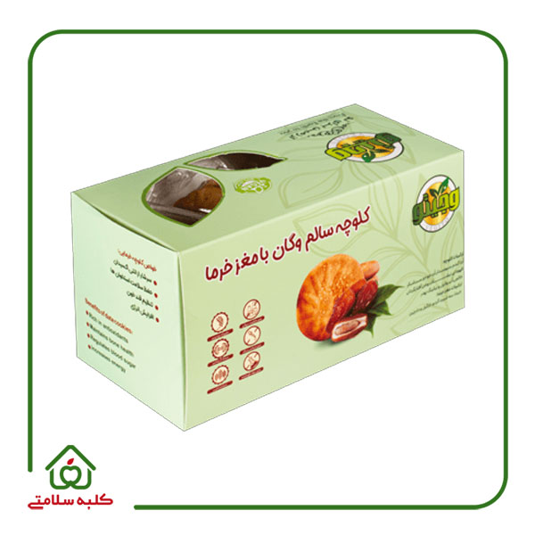 کلوچه سالم وگان با مغز خرما وجیتو