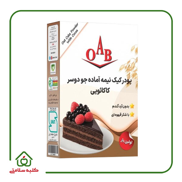 پودر کیک نیمه آماده جو دوسر کاکائویی OAB