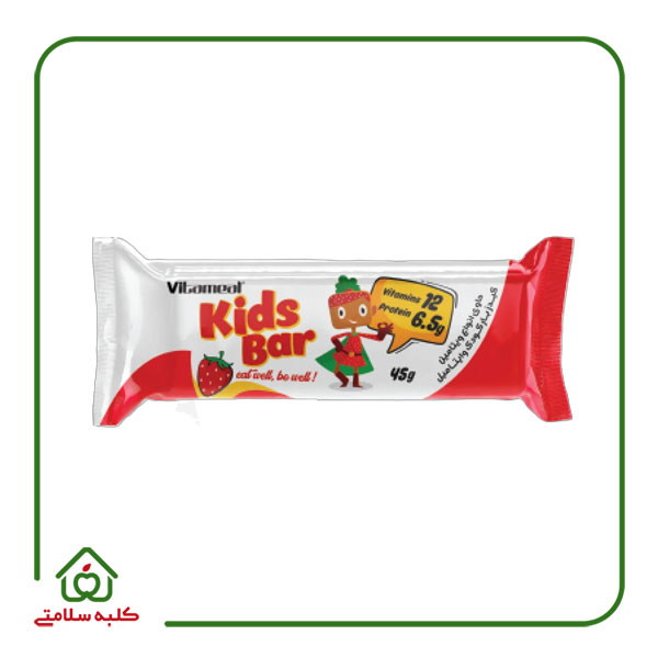 کیدزبار وایتامیل با طعم توت فرنگی 45 گرمی کارن