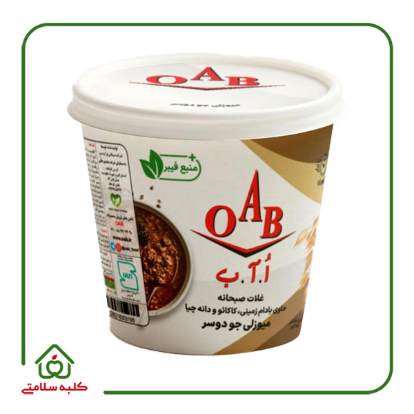 میوزلی جو دوسر با کاکائو ۵۵ گرمی OAB