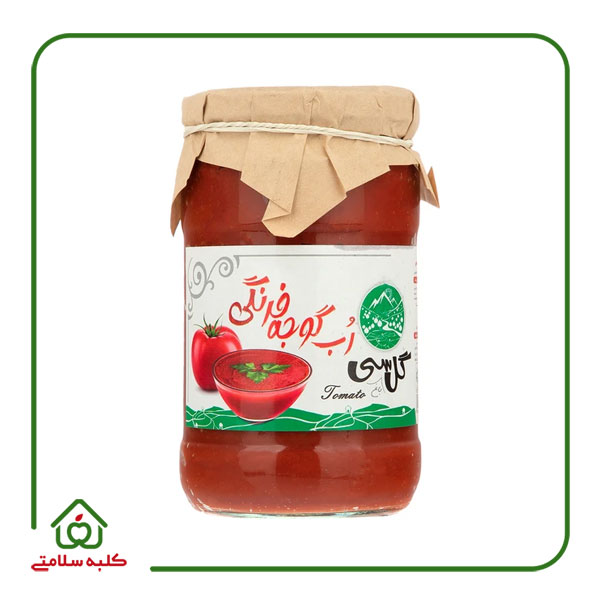 رب گوجه‌فرنگی ارگانیک 700 گرمی گل‌باغ‌سی